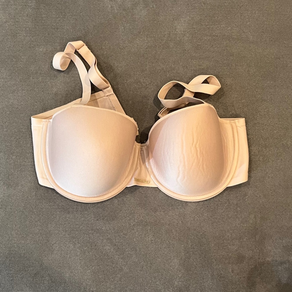 Chantelle Soft Beige Demi Cup Bra, 32 DDD